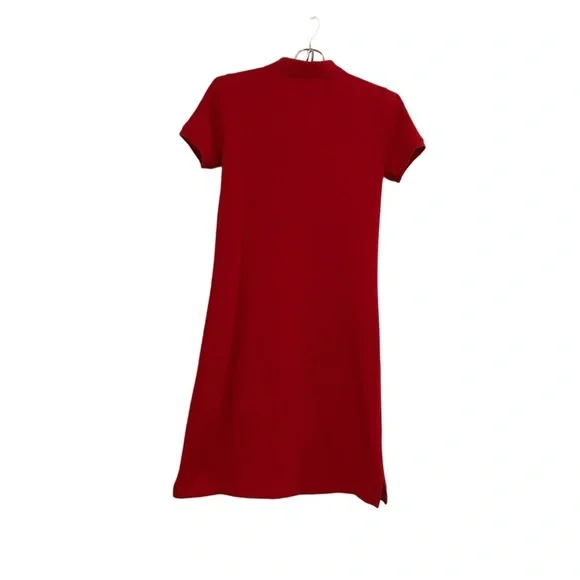 NWOT Ralph Lauren Sport Polo t-shirt dress XS red 100% cotton preppy ivy league - Picture 5 of 9